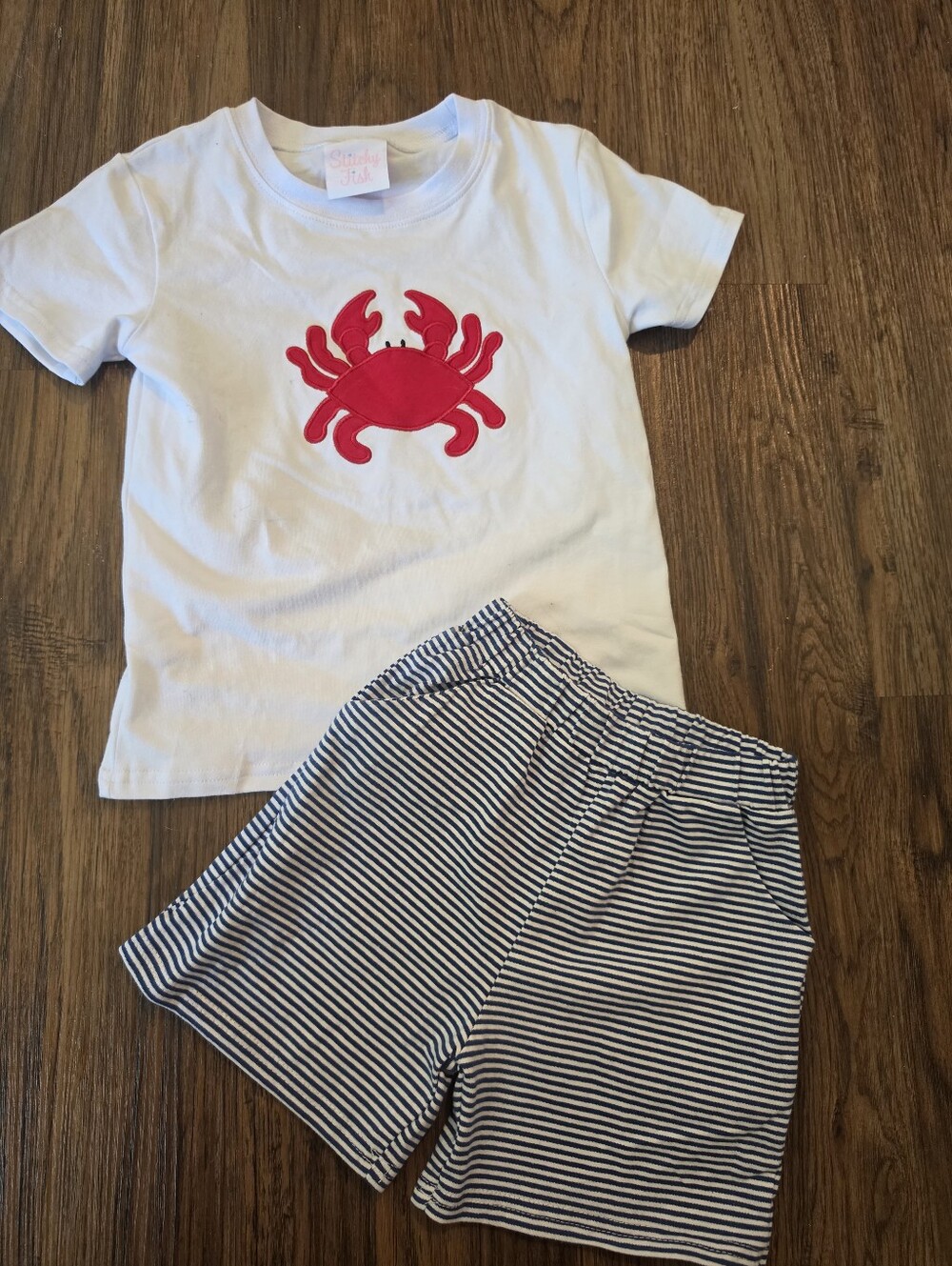Stitchy Fish Crab Outfit